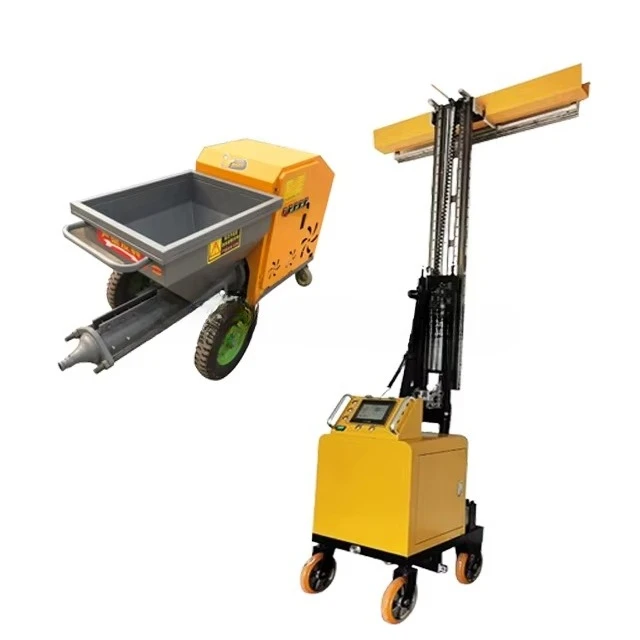 Wall Plaster Robot High Efficiency Reduce Labor Cost Commercial Interior Base Wall Screeding Render Machinery