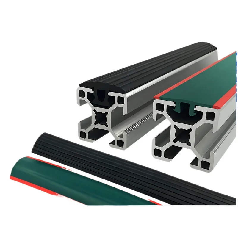 1 متر لونين المضادة للتصادم قطاع لاصق الشريط المضادة للانزلاق المعايير الأوروبية 30304040 الألومنيوم الشخصي اكسسوارات الديكور