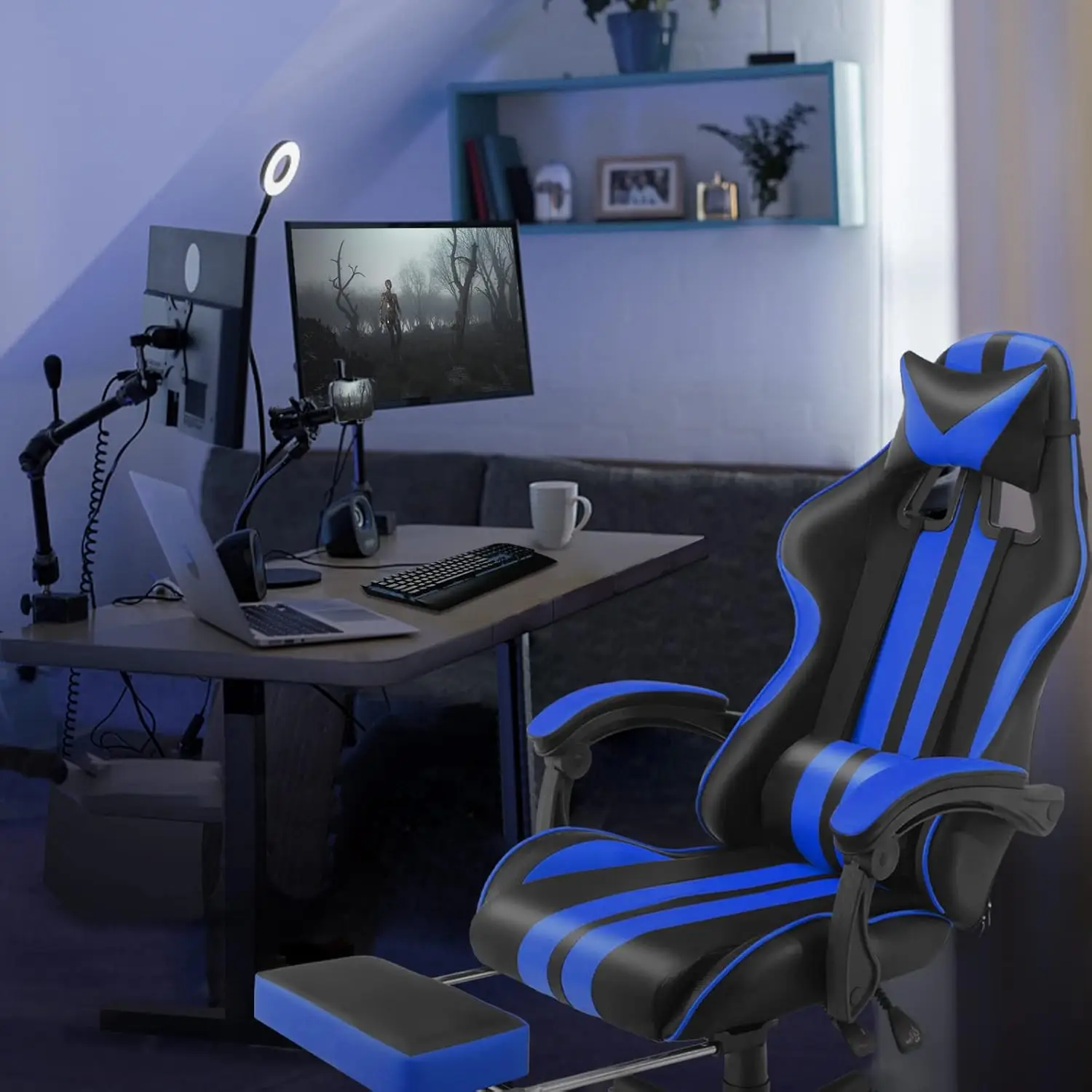 #Racing Style PC Computer Chair,Computer Gaming Chair, E-Sports Chair,Ergonomic Office Chair with Height, Customized
