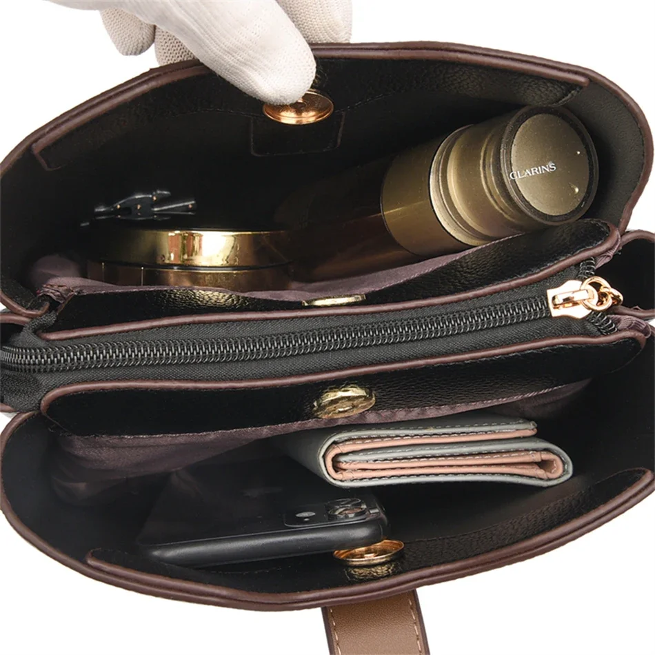 Large Capacity Shoulder Bags for Women 2022 Trend High Quality Leather Messenger Bags Fashion Tote Bag Luxury Designer Handbags