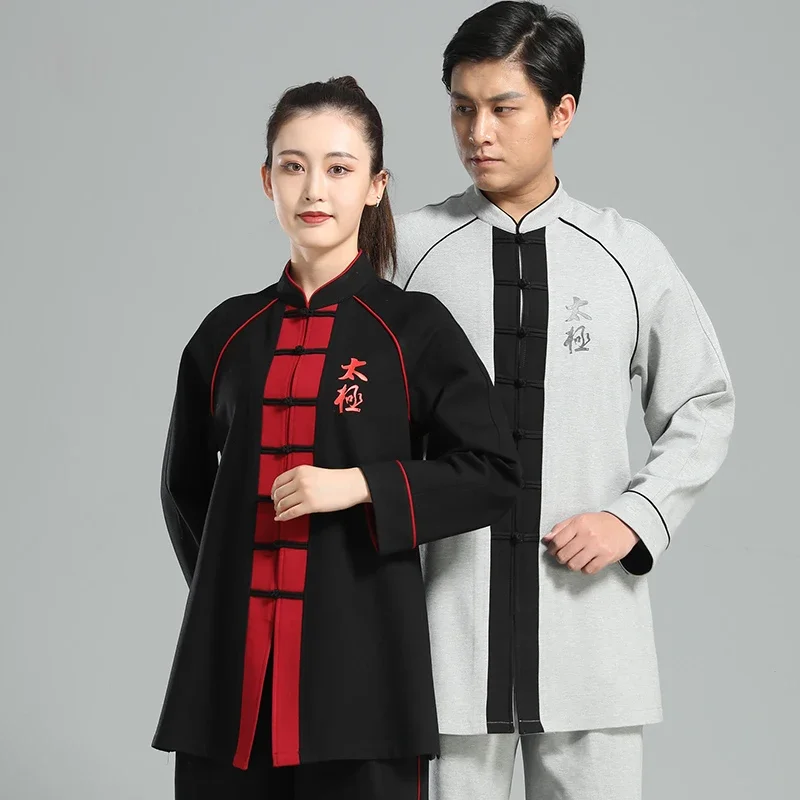 

Kung Fu Tai Chi Clothing Martial Arts Clothes Taijiquan Wushu Uniform Wing Chun Multicolor Long Sleeve 2022 Breathable