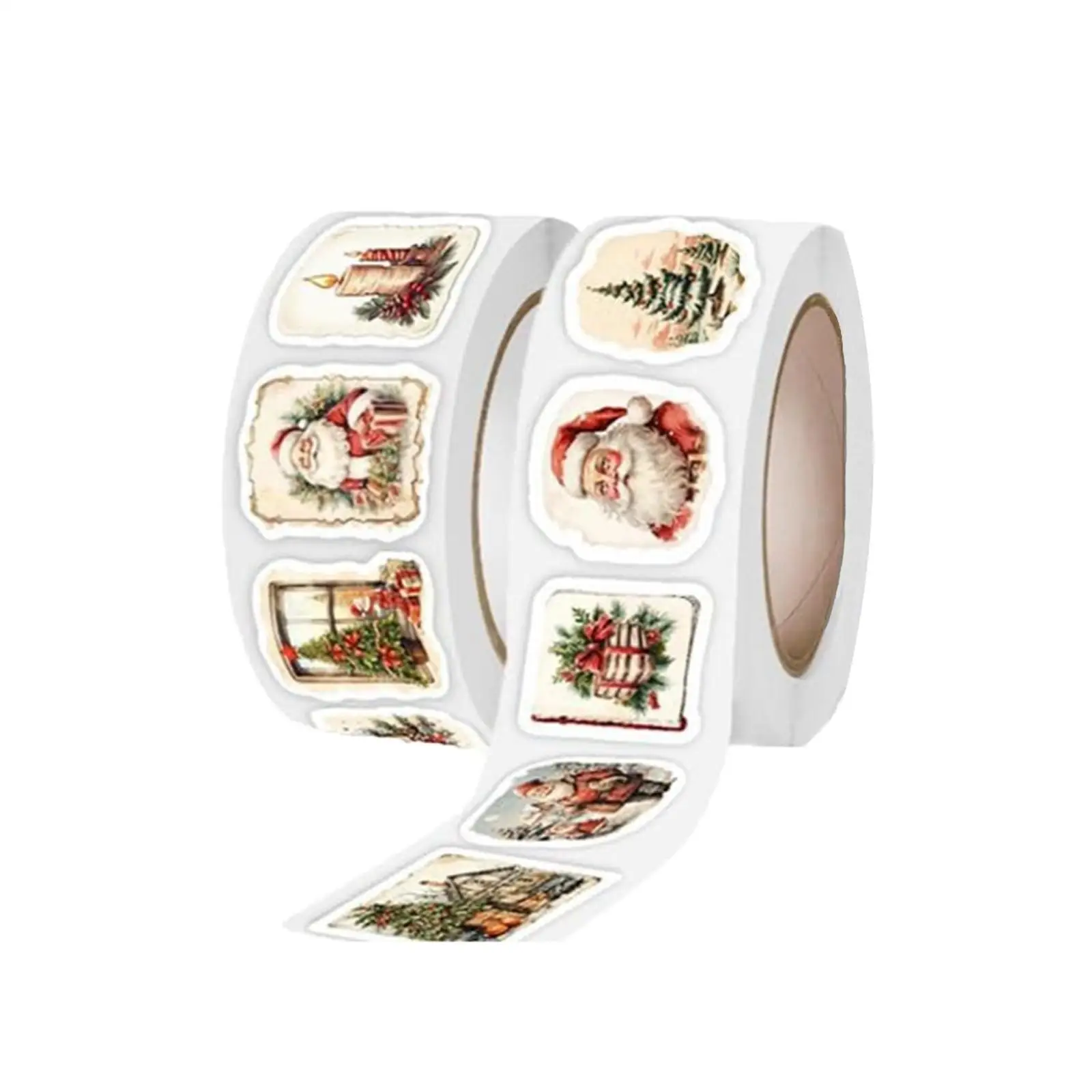 

500x Christmas Stickers Christmas Decoration for Greeting Card Gift Wrapping