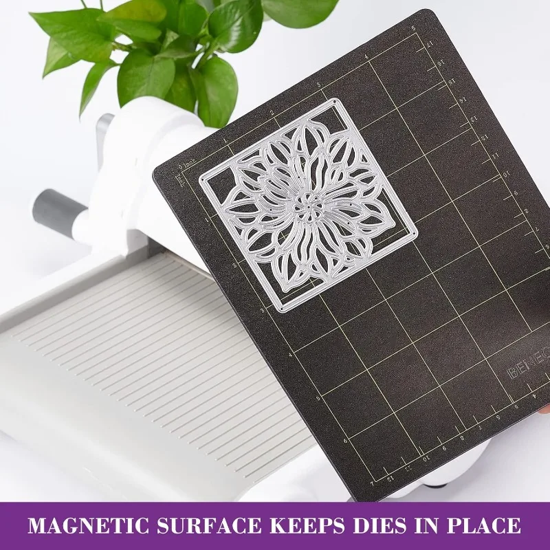 1pc 12.5x8.3inch Black Embossing Machine Die Pads Cutting Magnetic Shim for Die Cutter 1.4mm Thick