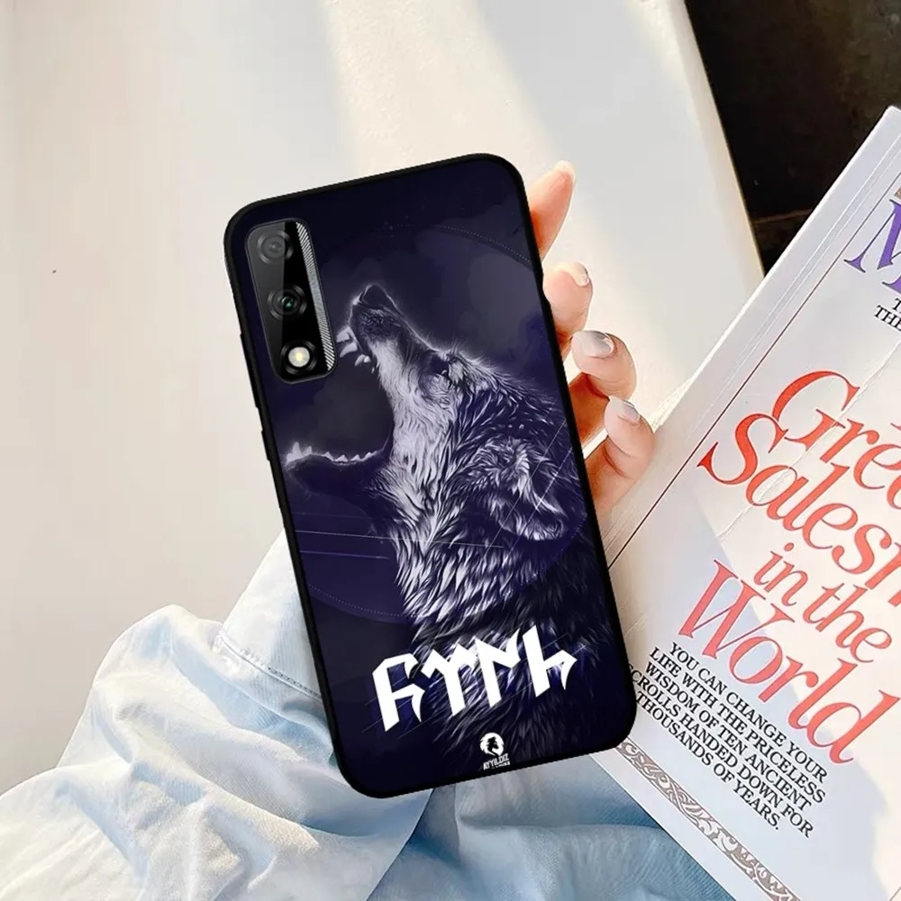 T-Turkish Language Bozkurt Gray Wolf Phone Case For Huawei Y9 6 7 5 Prime Enjoy 7s 7 8 plus 7a 9e 9plus 8E Lite Psmart Shell