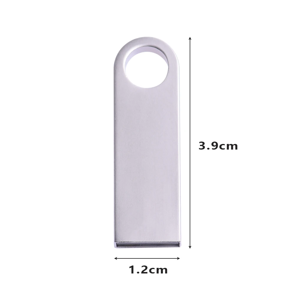 100PCS Wholesale USB Flash Drive 128GB Free Custom Logo Pen Drive 64GB Business Memory Stick 32GB Metal USB Stick 16G Flash Disk
