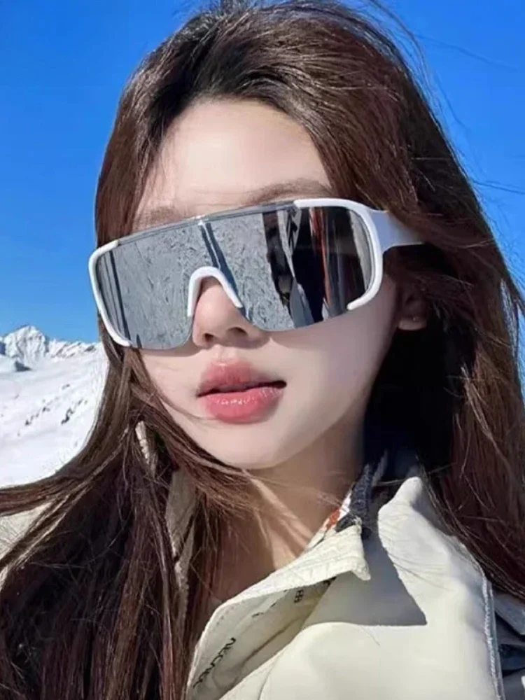 AliExpress NONE Unisex Sports Cycling Sunglasses Wind Resistant MTB Bike Glasses Ski Driving Travel Party Outdoor Protective Goggles