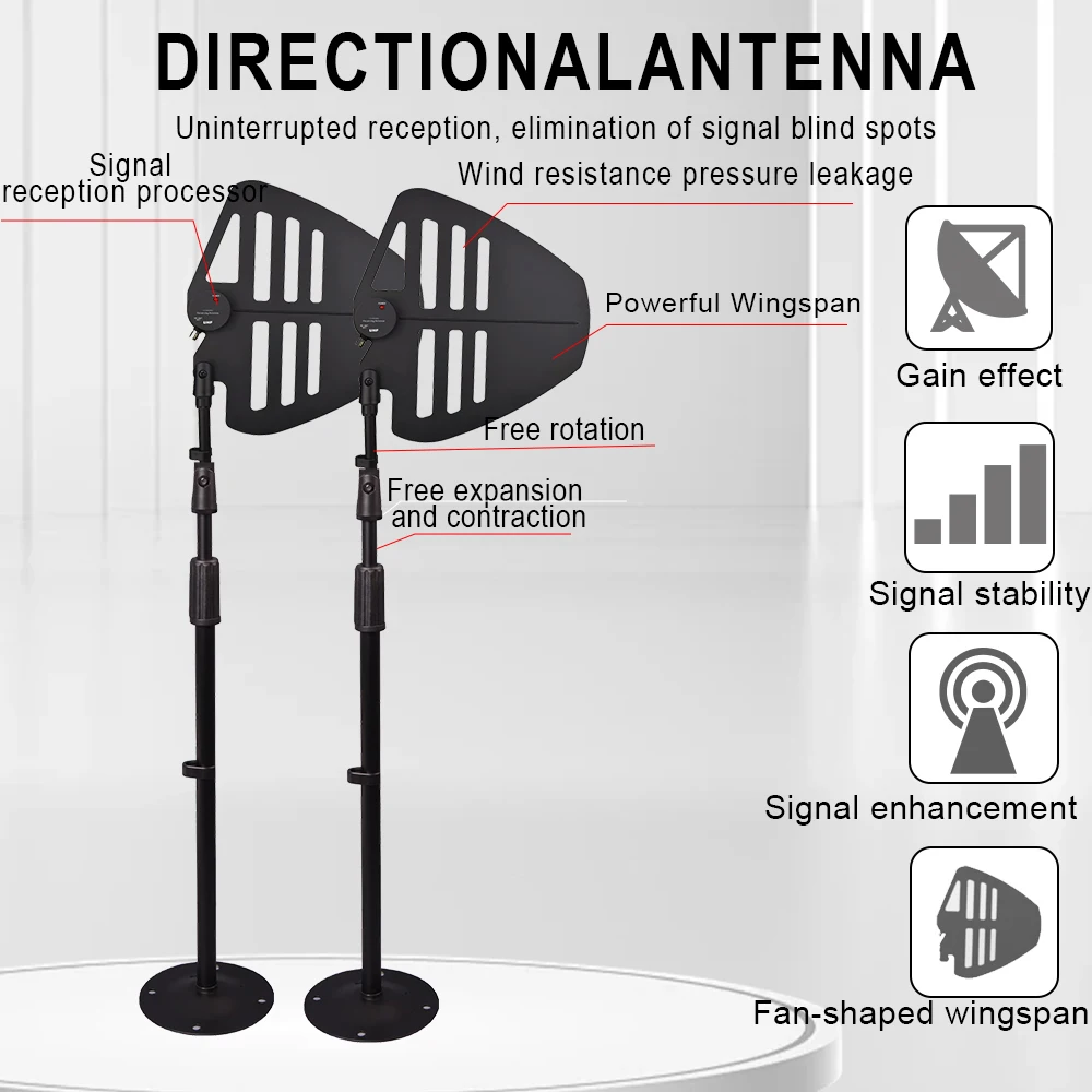 Paulkitson SP210/UA49B UHF Antenna Distribution System with Spectrum Management System RF Splitter Microphone Antenna Combiner
