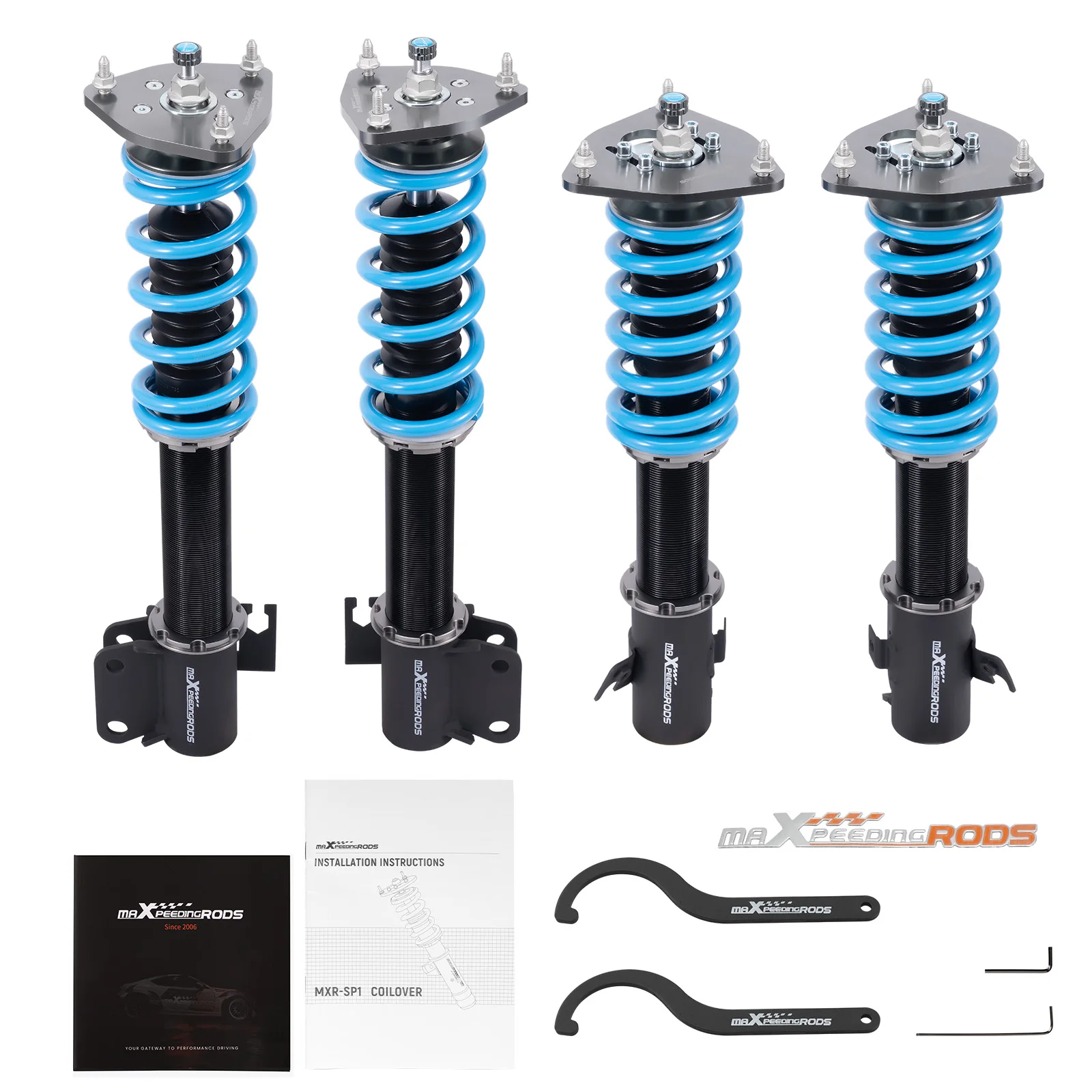 

MaXpeedingrods T6 24 Way Adjustable Coilovers FOR SUBARU WRX STI 2005-2007