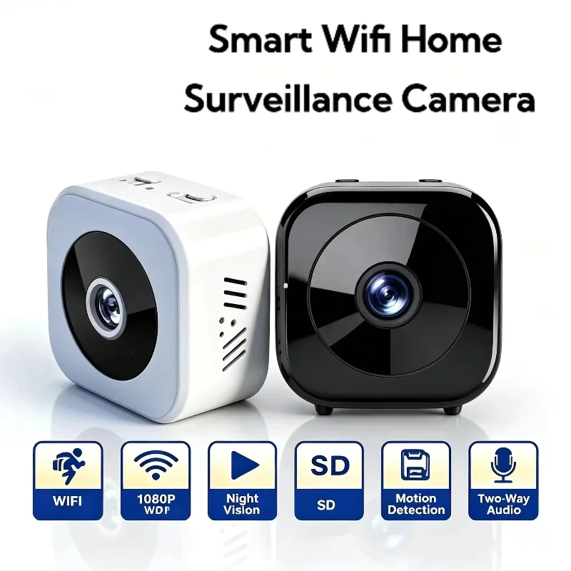 NEW 4K Full HD Wifi Smart Camera Mini Security Surveillance Camera Dual Way Audio Motion Detection Infrared Night Vision HomeCam