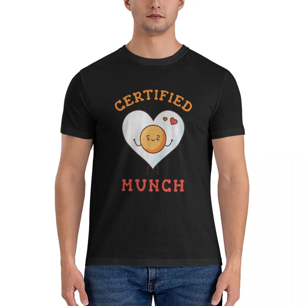 Cool Hip T-Shirt for Men Crewneck 100% Cotton T Shirt Certified Munch Short Sleeve Tees Gift Idea Tops