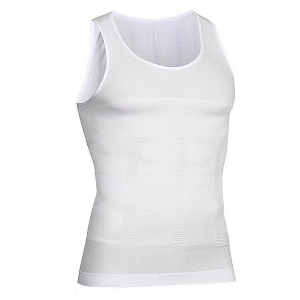 Compressieshirts voor heren Tanktops Ondershirts Heren Afslanken Body Shaper Vest Mouwloos Buik Slank Vest Fitness Workout