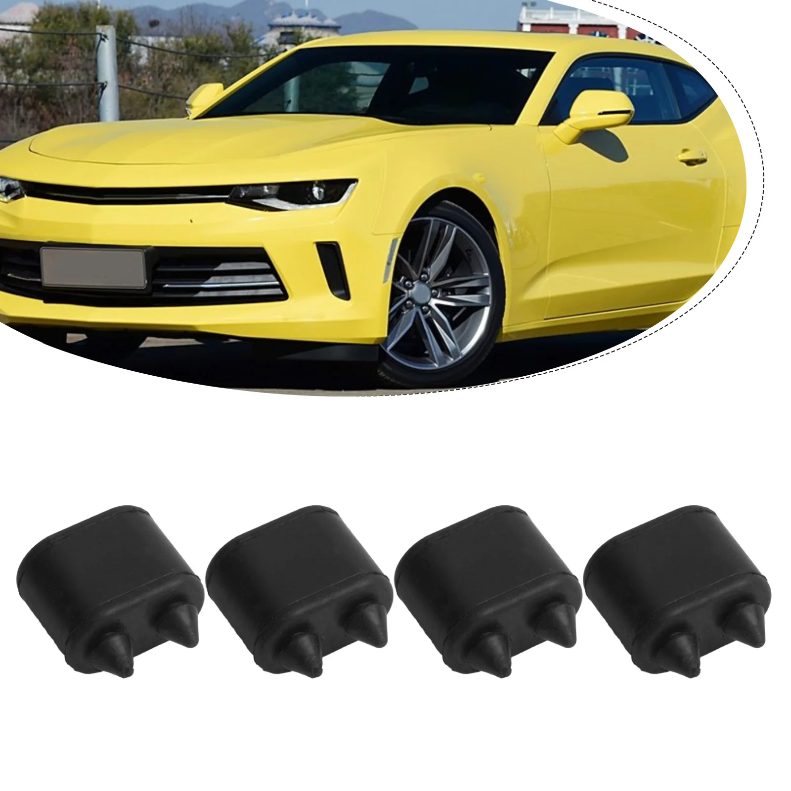 Set of 4 rubber door bumpers for 1964 1981 For NOVA For FIREBIRD For CAMARO vehicles to support door closure and reduce noise