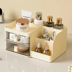 Large Capacity Cosmetic Storage Box Makeup Drawer Organizer Skincare Makeup Stationery Storage Box for Dressing Table Desktop