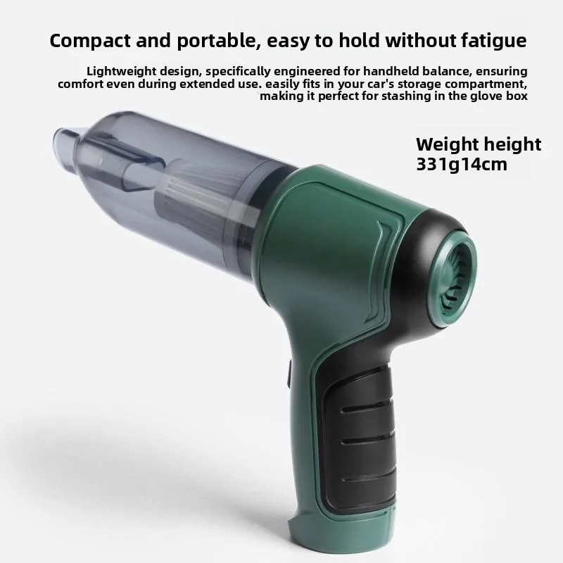 120W Car Vacuum Cleaner Handheld Wireless Strong Suction Power Multifunctional Auto Dust Blower