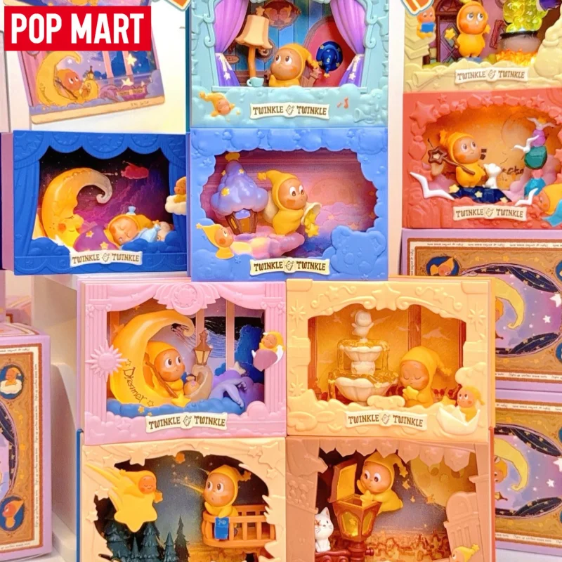

POP MART Twinkle Twinkle Light Up Series Scene Blind Box Creative Night Light Decoration Model Toy Doll Girl's Birthday Gift