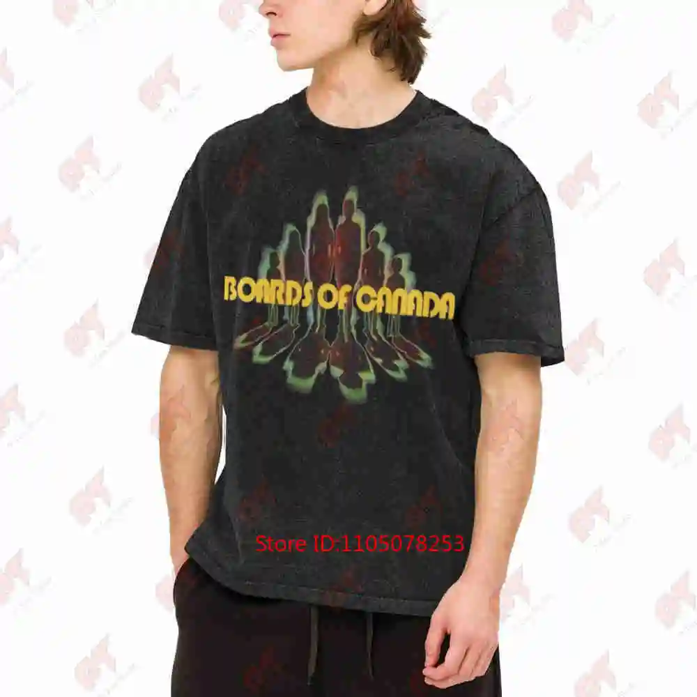 Vintage Boards Of Canada Inferno Vintage Washed Tee Pure Cotton T-Shirt