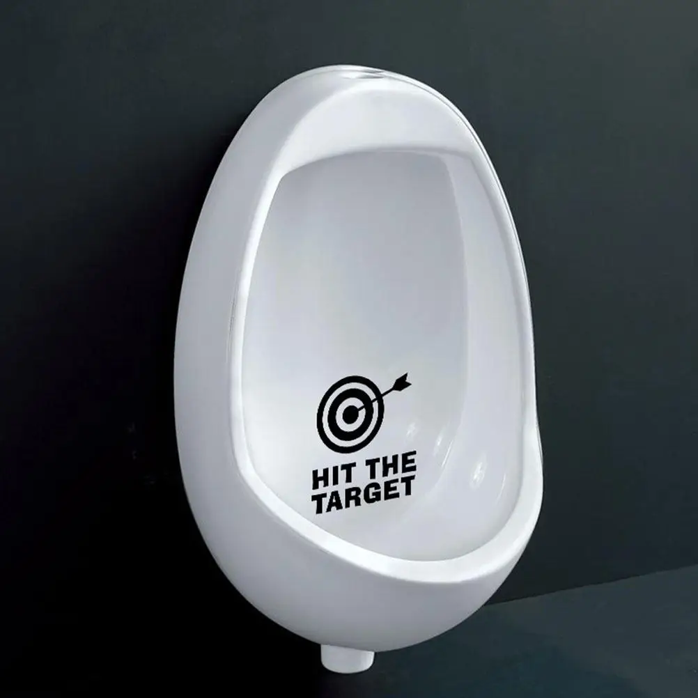 3Pcs Toilet Target Sticker Removable PVC Decal for Toilet Seat Cover Potty Training Bathroom Decor Wall Window Sticker