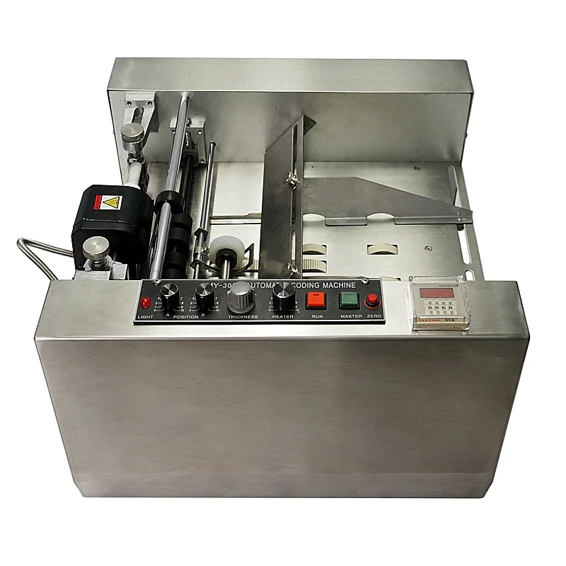 MY-300 Solid Ink Coding Machine Steel Wheel Expiry Date Printer MY300 Impress Coding Printer 110V/220V With Character Mould