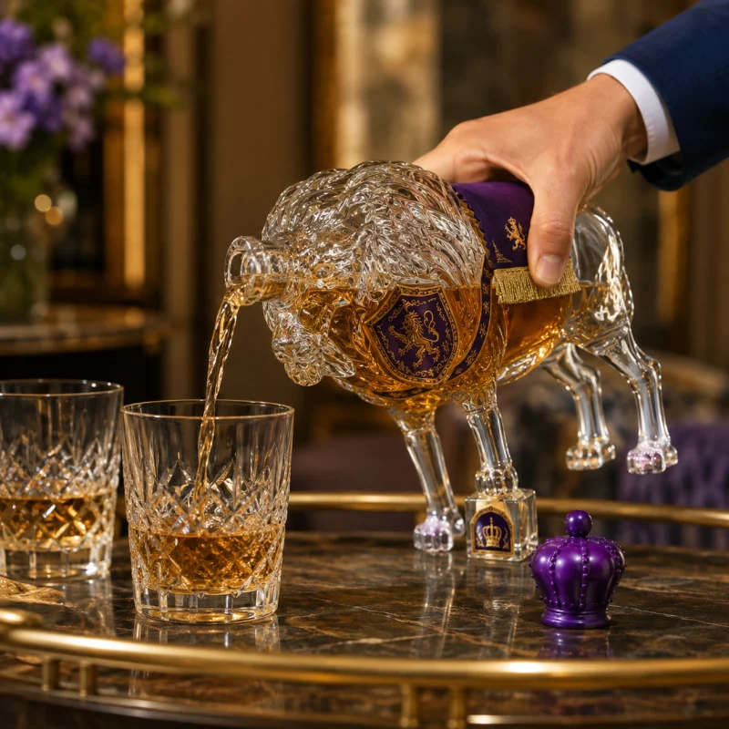 Botol Dekanter Kaca Bentuk Sin - Vintage Collectible Glass ulasan dan harga