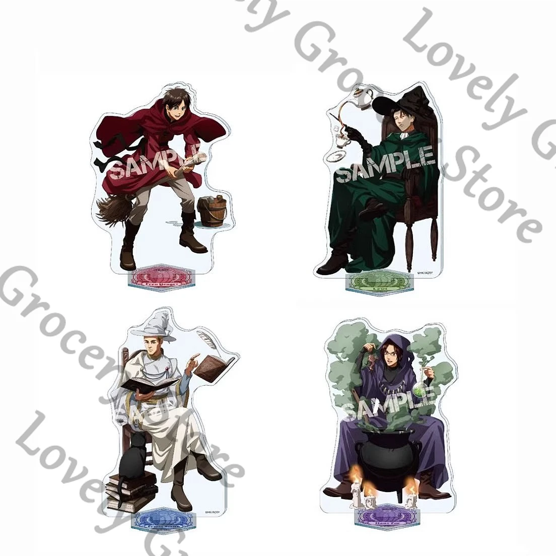 アニメ進撃の巨人ハンジ・ゾエ進撃の巨人エレン・イェーガーアタック・ア・ロス・ティタネスコスプレ漫画アクリルスタンドサインギフト