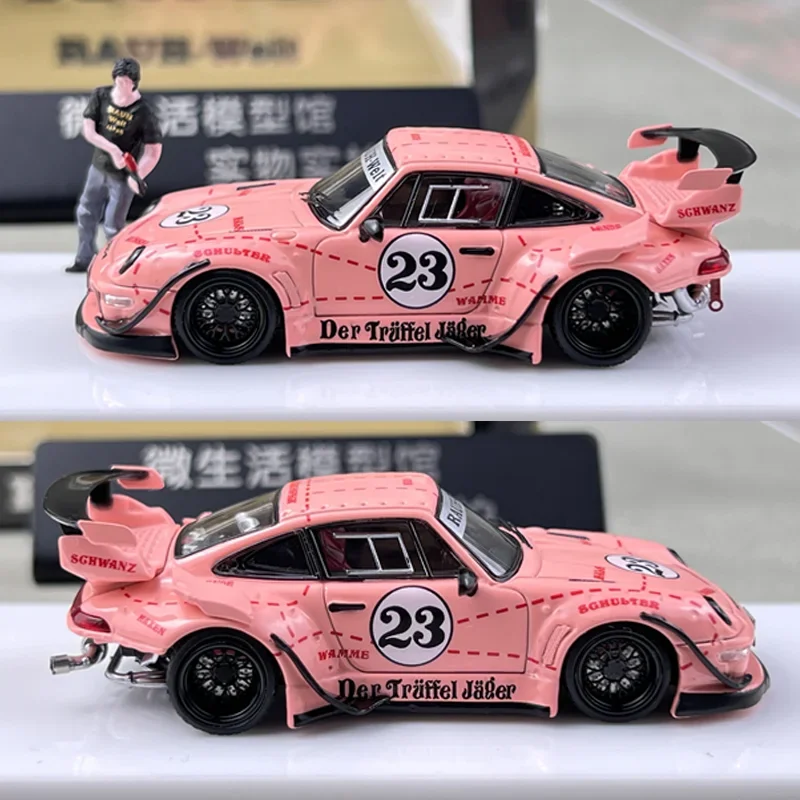 StarModel schaal 1/64 Porsche RWB 930GT legering speelgoed motorvoertuig gegoten metalen model geschenken