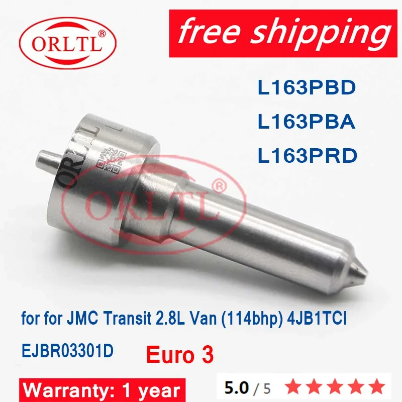 NEW L163PBD L163PBA L163PRD For JMC Diesel Injector EJBR03301D Common Rail Sprayer Nozzle ORLTL