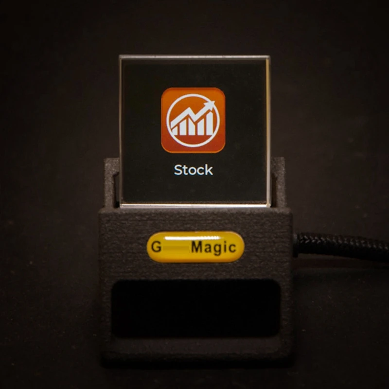 Bitcoin Stock Ticker Monitor погода цифровой дисплей часы персонализированный ПОДАРОК воспроизведение изображения встроенный гироскоп сенсор часы A