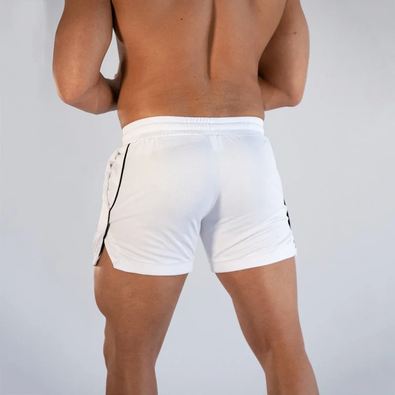 Men's Sports Shorts Quick-drying Running Fitness Sweat-absorbent Breathable Shorts Casual Training Black Beach Volleyball Shorts
