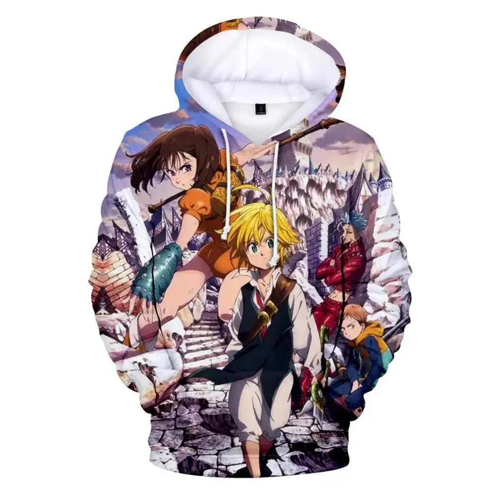 

2026 Suitable 3D The Seven Deadly Sins Hoodies Men Women Sweatshirts Fashion Autumn Hoodie 3D The Seven Deadly Sins pullovers