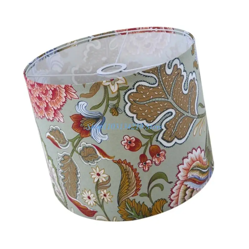 ndustrial Table Lamps Shade Forest Theme Fabric Construction Floor Fixture Suitable for Home Cafe Restaurant Lighting
