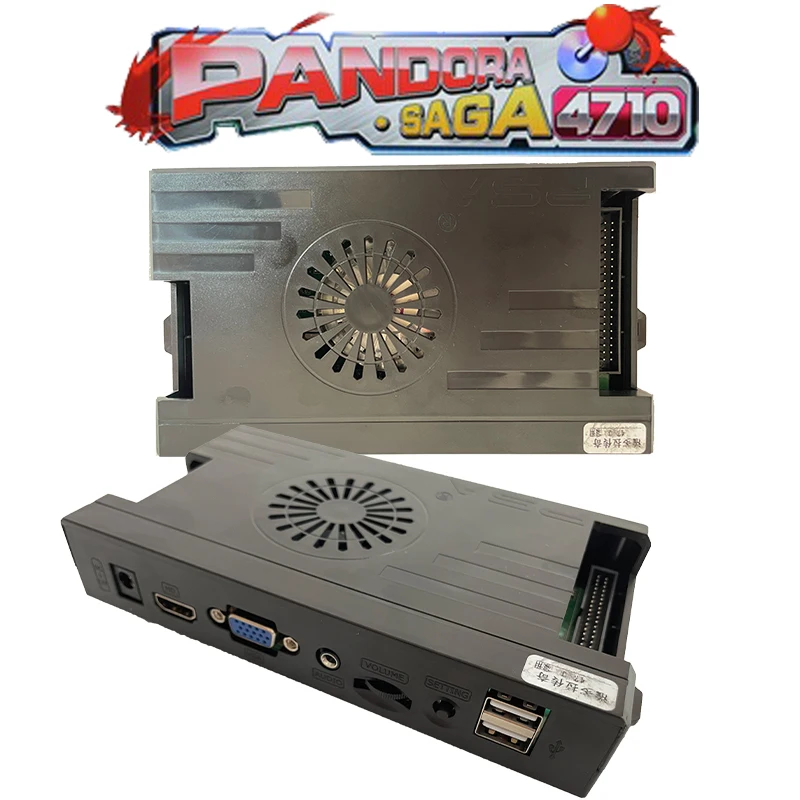 Newest 3D Pandora 9s 4710 in 1 Box PCB Game Board Arcade Multigame Motherboard 3 4 Players VGA HDMI for Retro Console