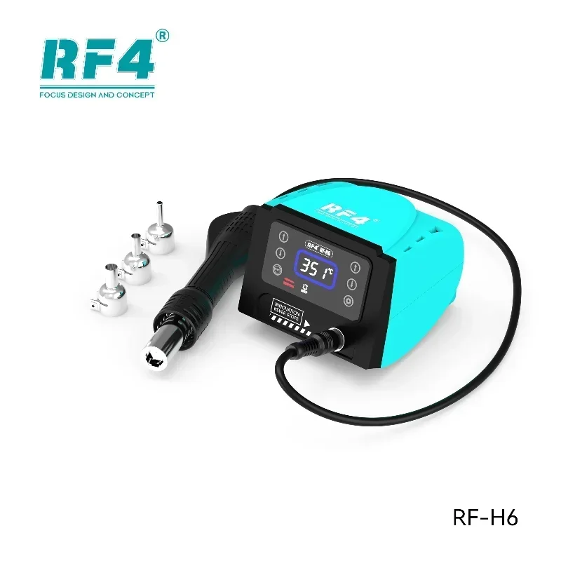 NEW RF4 RF-H6 600W Hot Air Gun Soldering Station For Mobile Phone Motherboard PCB Chip Repair And Welding Desoldering Station