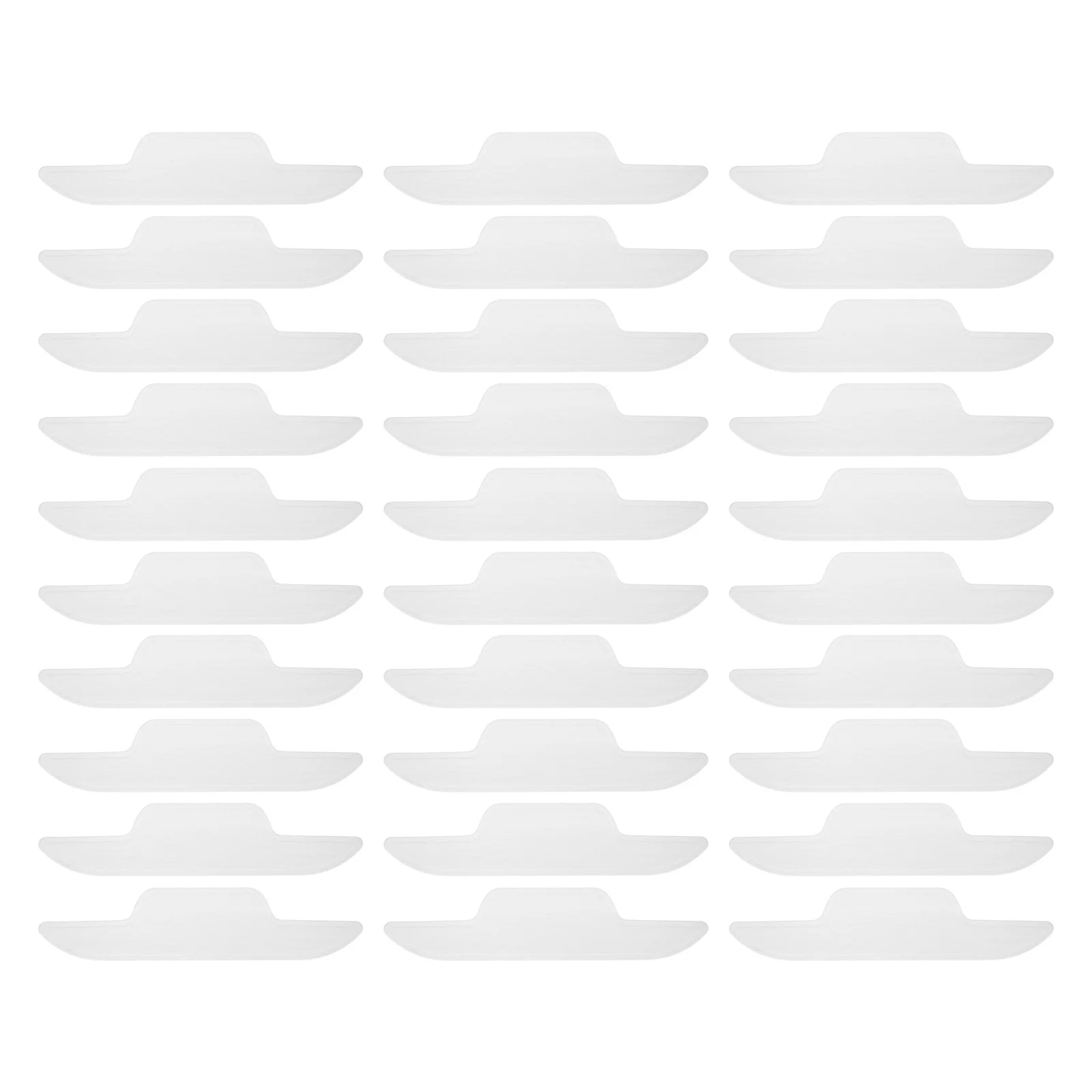 30Pcs Disposable Collar Sweat Absorption Cushion Absorb Sweat Sticker Shirt Hat Pads Hat Sticker Collar Patch Pad