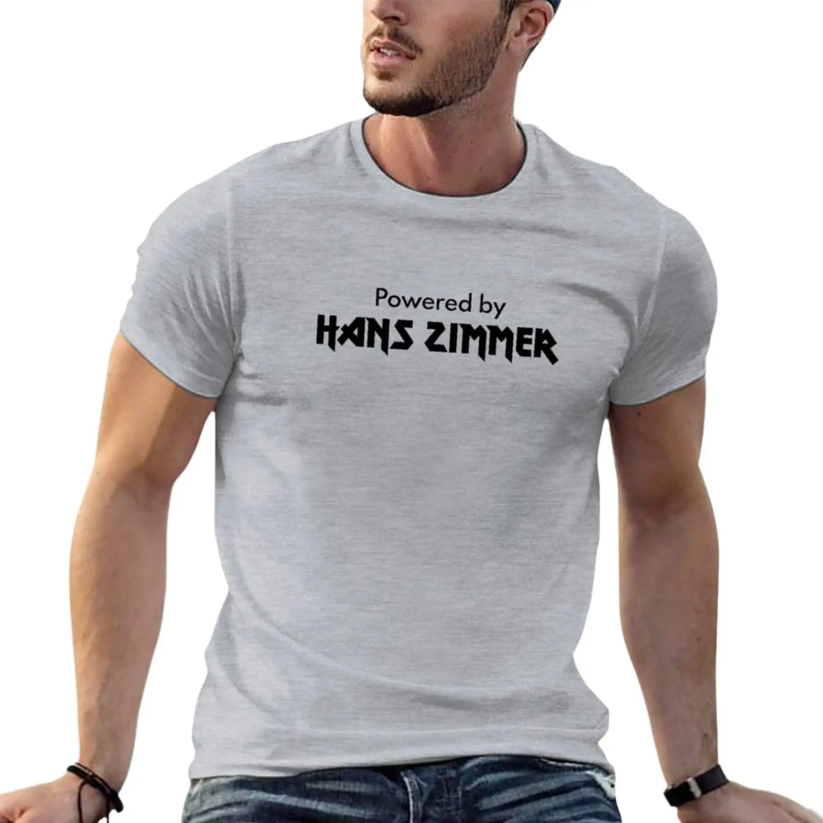 Powered by Hans Zimmer T-Shirt custom t shirt new edition t shirt mens plain t shirts