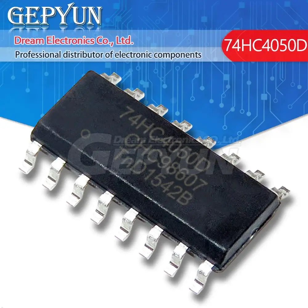 10PCS 74HC4050D SOP-16  74HC4050 SOP16 SOP SMD new original