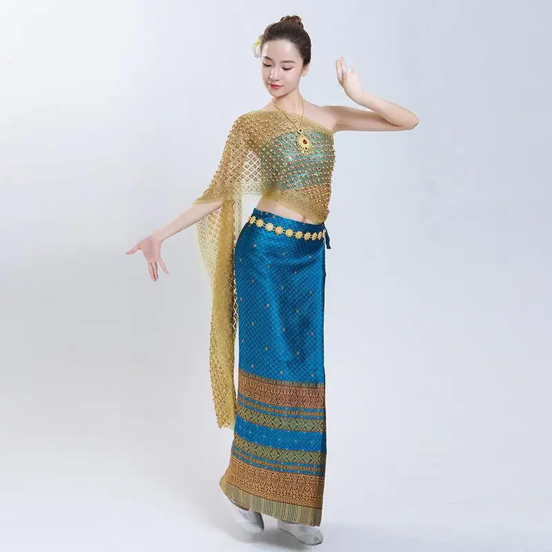 AYYASTH4DD240108001 asian women\'s clothing thailand dress thailand bangkok dress bangkok bangkok dress supplier