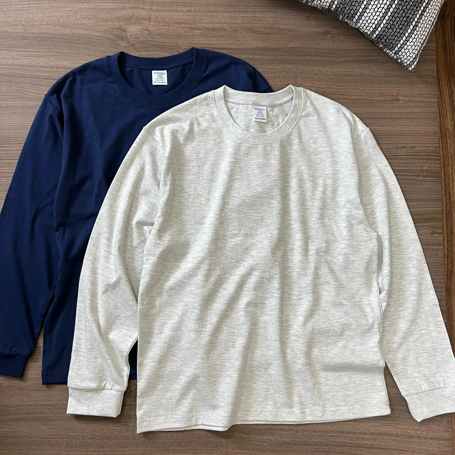 

Новая осенне-зимняя толстовка из чистого хлопка, универсальный базовый слой, тяжелый трикотаж, цветной, от бренда Outlet.