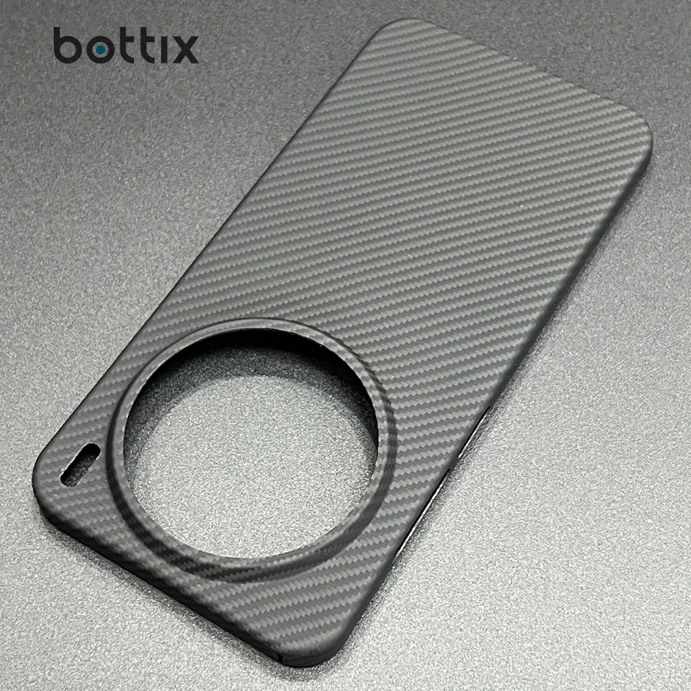 

Чехол Bottix из углеродного волокна для vivo X200 Pro, легкий чехол Mini X200, арамидный тонкий чехол с защитой от отпечатков пальцев и прозрачными линзами