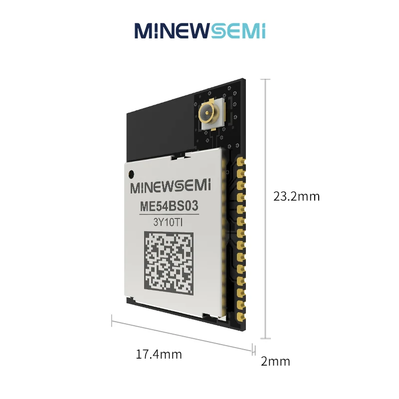 

Модуль BLE Nordic Bluetooth 6.0 ME54BS03 Ble Mesh nRF54L10 u.FL Звучание канала Беспроводные и радиочастотные модули