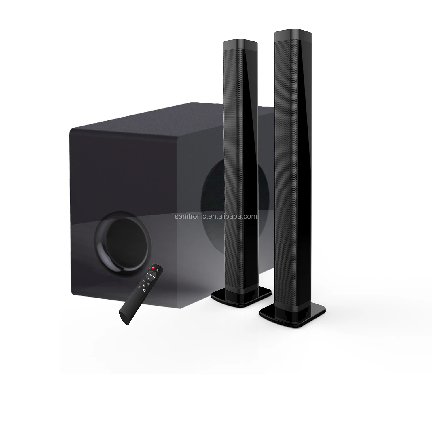 Soundbar Samtronic bt con subwoofer Soundbar staccabile wireless 2.1CH con sistema home theater subwoofer per TV