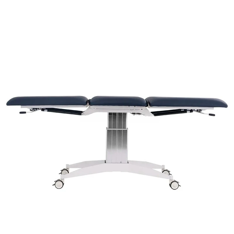 

Foldable examination table furniture spa bed one motor three fold/section electric treatment table