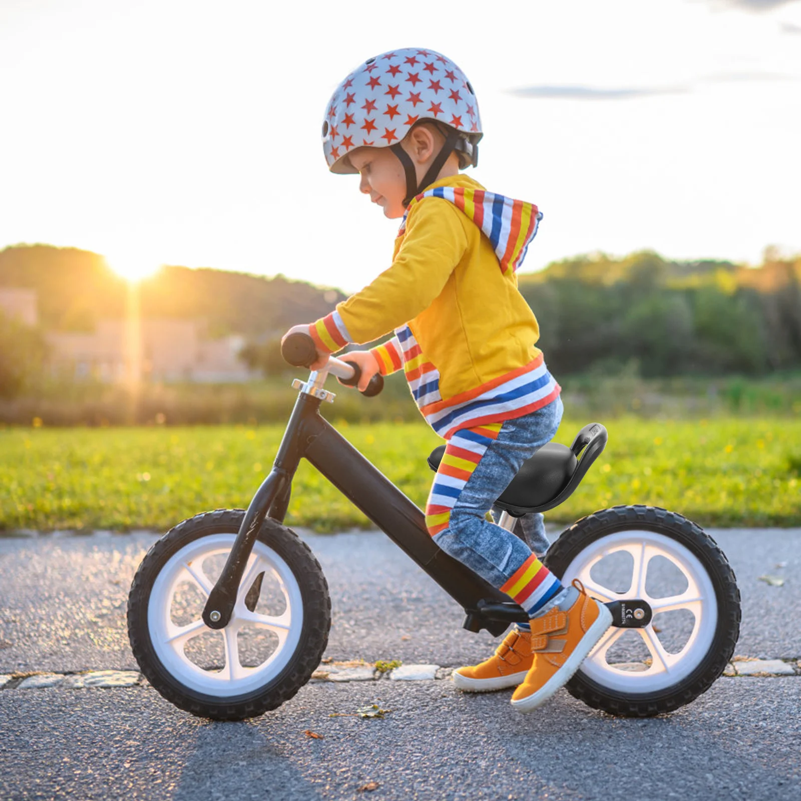 

Bicycle Seat Cushion Thickened Wear-Resistant Bike Rear Rack Seat Comfortable Shock Absorption High Elasticity Bicycles