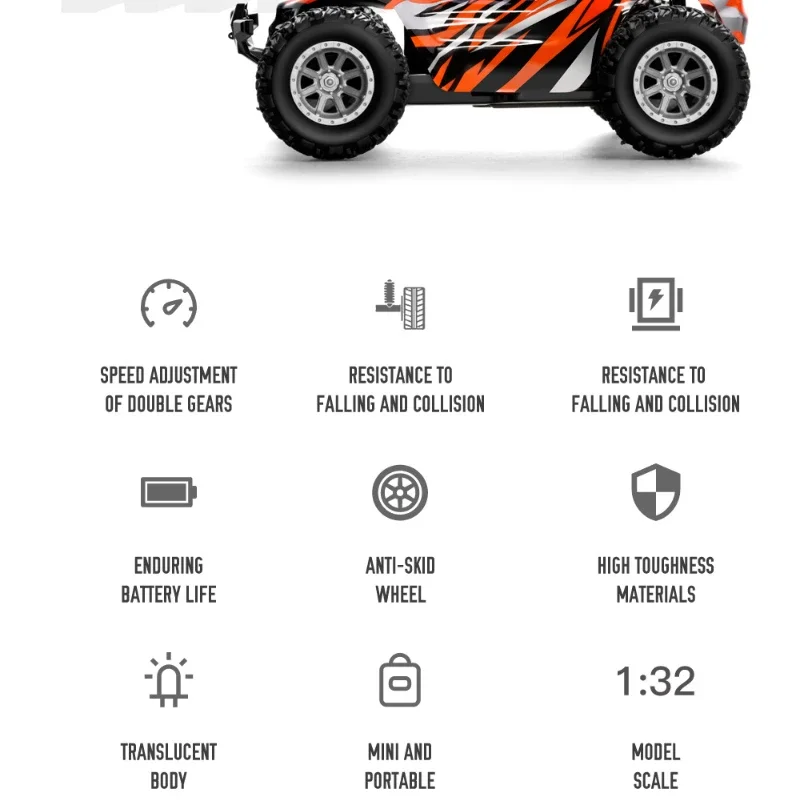 Max의 새로운 801 등산 미니 원격 제어 차량 오프로드 자동차 드리프트 차량1:32 어린이 소년 장난감 자동차