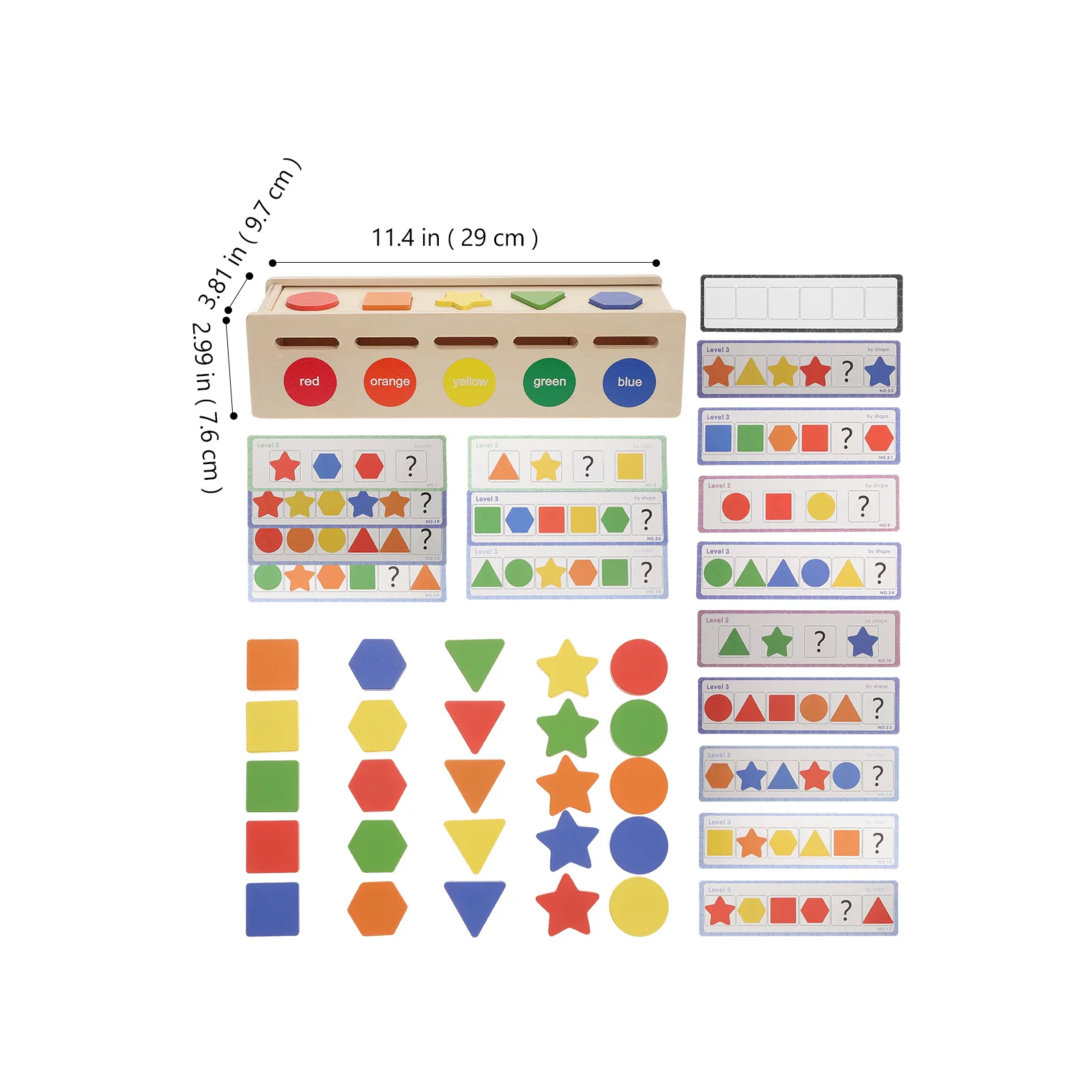 1 Zestaw Kolorowe Klocki Edukacyjne do Sortowania Kształtów Interaktywne Sensoryczne Klocki Wczesna Nauka Sortowanie Kształtów dla Maluchów Rozwój Motoryki dla Dzieci