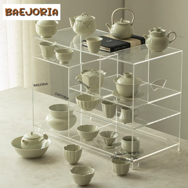 Plant Ash Glazed Coasters Boutique Stand For Mugs For Coffee Cups Saucer Heat Insulation Placemats Teacup Base Tea Ceremony view 6