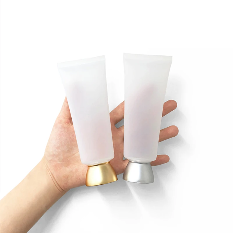 100g 100ml Matte Squeeze Bottle Frosted Plastic Soft Tube Empty Facial Cleanser Lotion Aloe Cream Refillable Cosmetic Container
