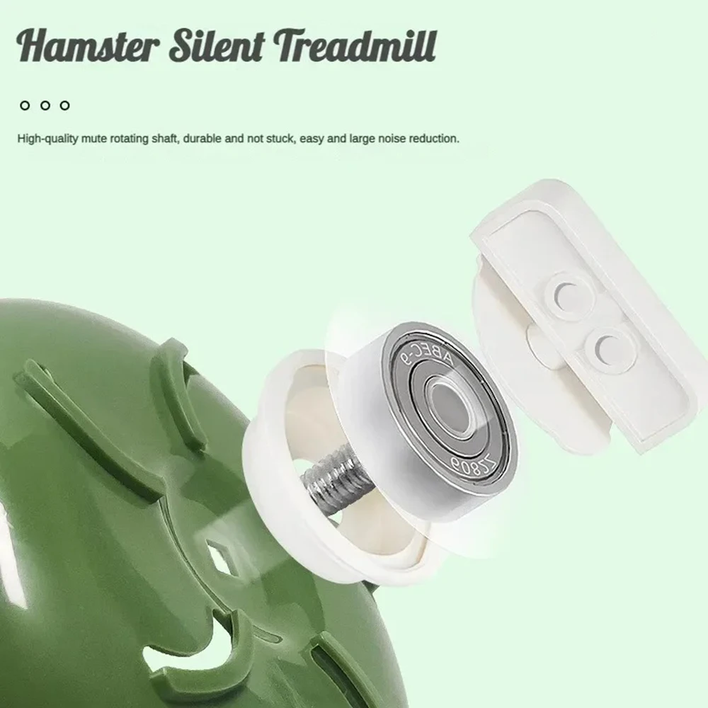 Rat Practical Wheel Hamster Exercise Wheel Smooth Edge Training Mice Silent Jogging Pets Running Hamster Guinea Pig Exercise Toy