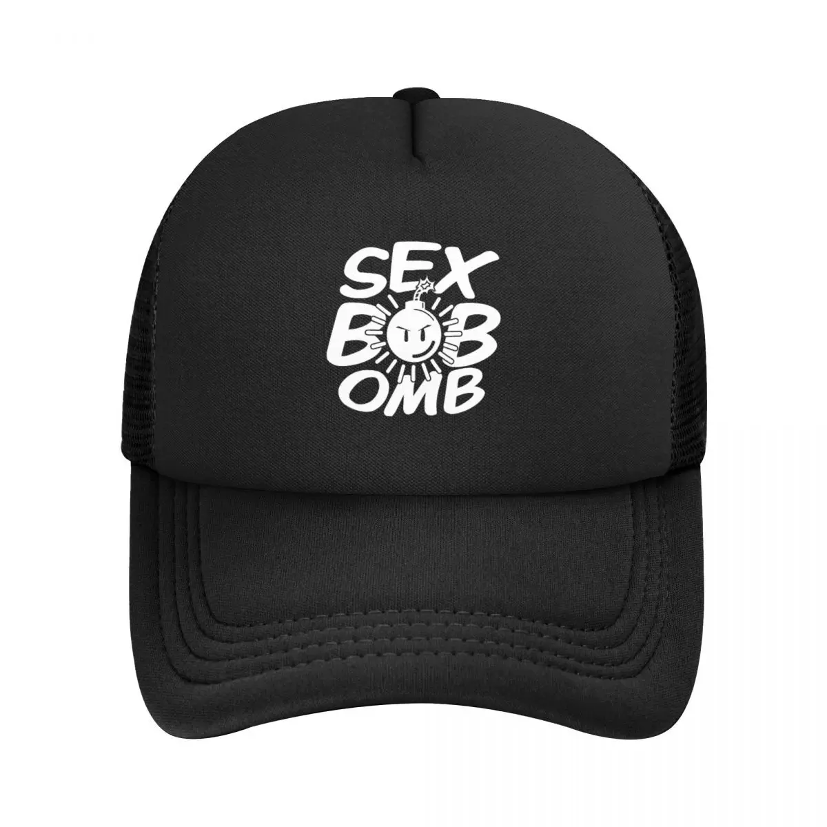 Unisex Bob Omb Scott Pilgrim Trucker Caps Sport Mesh Baseball Caps Snapback Caps Dad Hat Sun Caps Adjustable Dad Hat Summer