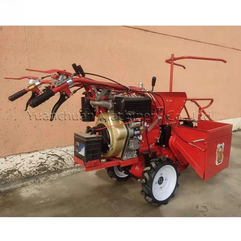 

New Mini Cotton Harvester Single Row Corn Machine with Core Components Gearbox Gear Bearing