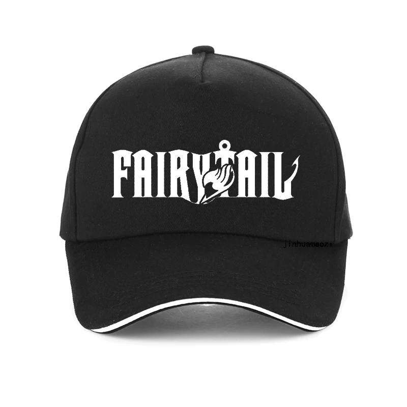 

Anime Fairy Tail Men Baseball cap Summer Fashion Cartoons Men women cosplay snapback hat FAIRY TAIL print Dad hats gorras